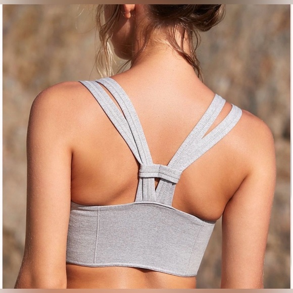 New Free People Movement On the radar sports bra in gray - Womens Small / XS - Picture 2 of 6